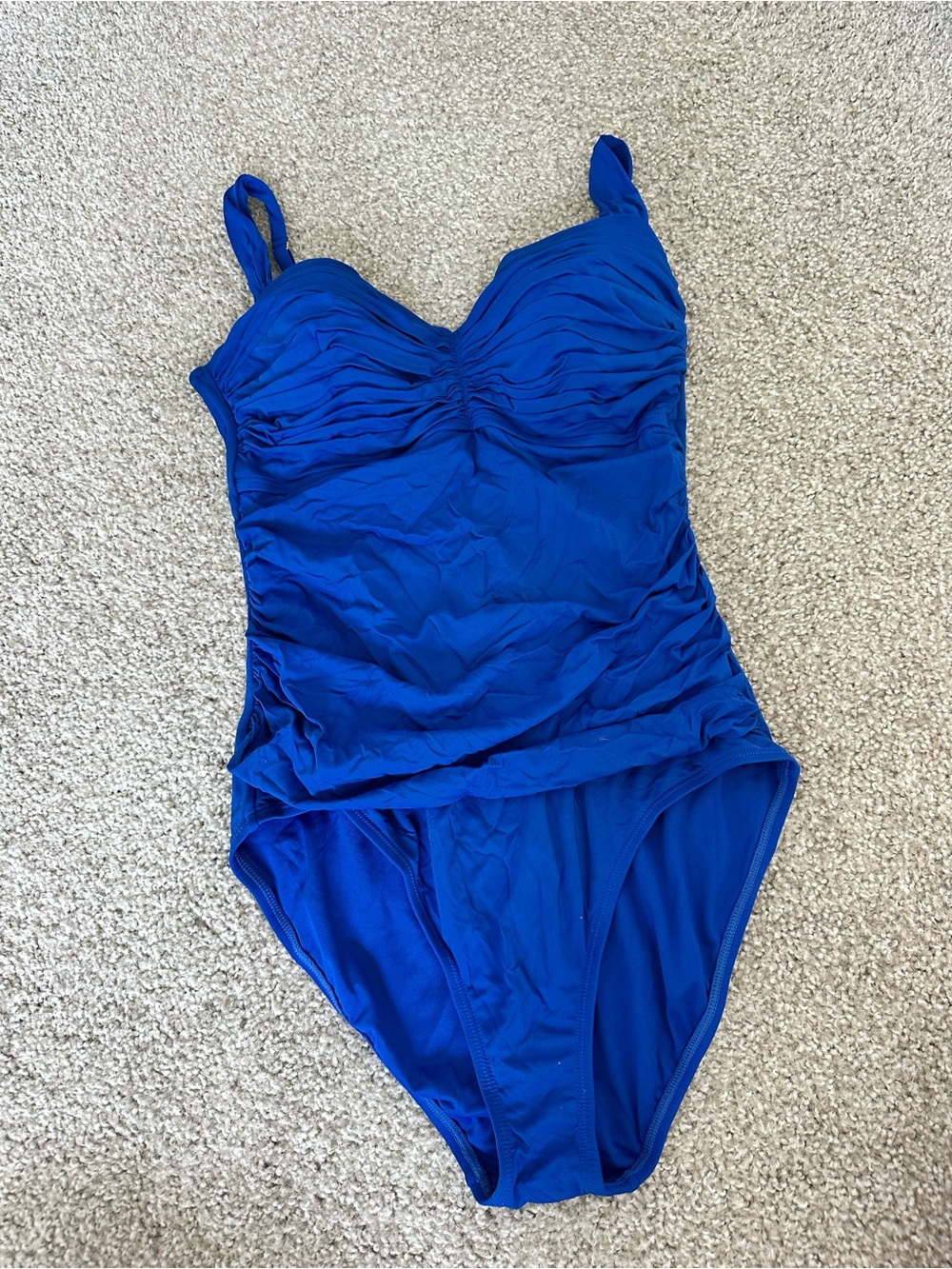 Bleu Rod Beattie Bold Blue One-Piece Swimsuit